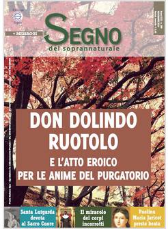 IL SEGNO DEL SOPRANNATURALE NOVEMBRE 2020 DON DOLINDO RUOTOLO