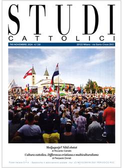 STUDI CATTOLICI 765 NOVEMBRE 2024 