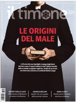 IL TIMONE 224 GENNAIO 2023 LE ORIGINI DEL MALE