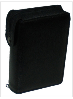 CUSTODIA IN PELLE ZIGRINO NERA PREGHIERA DEL MATTINO E DELLA SERA